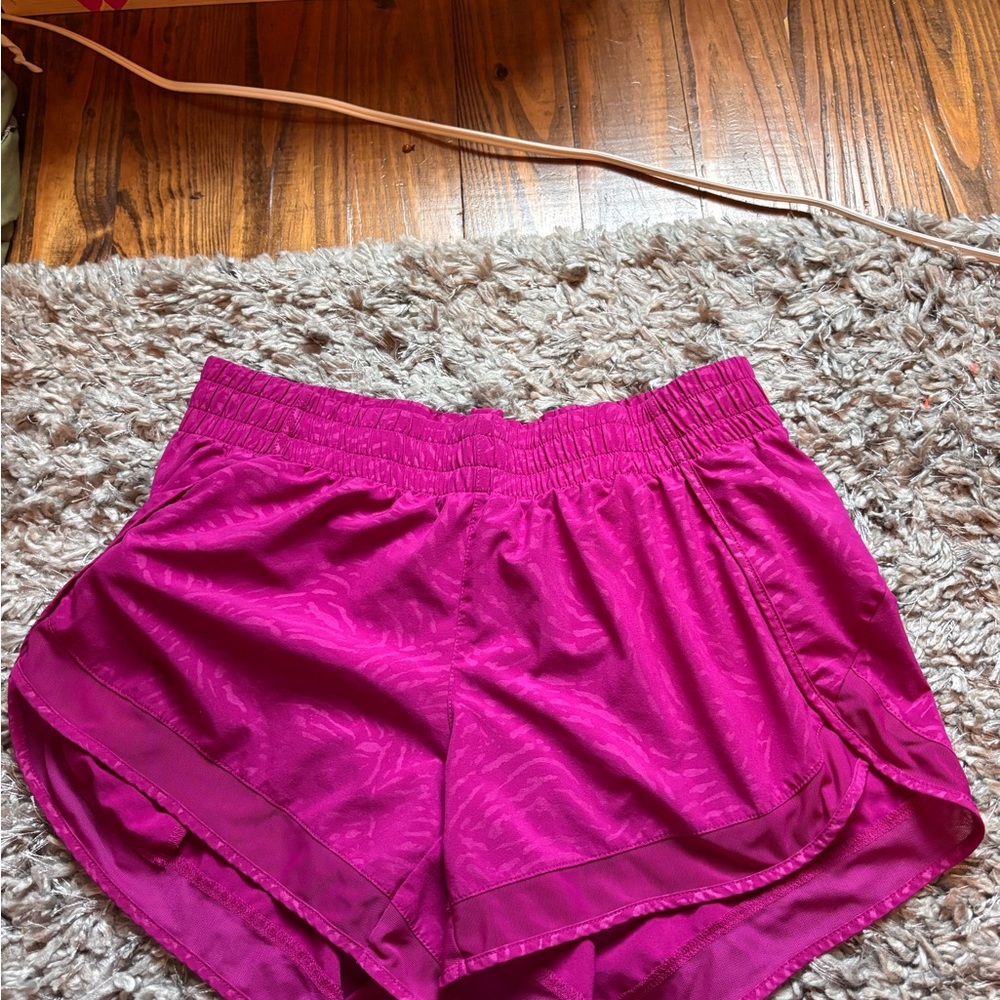 athleta hot pink shorts